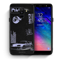 Thumbnail for Θήκη Αγίου Βαλεντίνου Samsung A6+ 2018 Tokyo Drift από τη Smartfits με σχέδιο στο πίσω μέρος και μαύρο περίβλημα | Samsung A6+ 2018 Tokyo Drift case with colorful back and black bezels