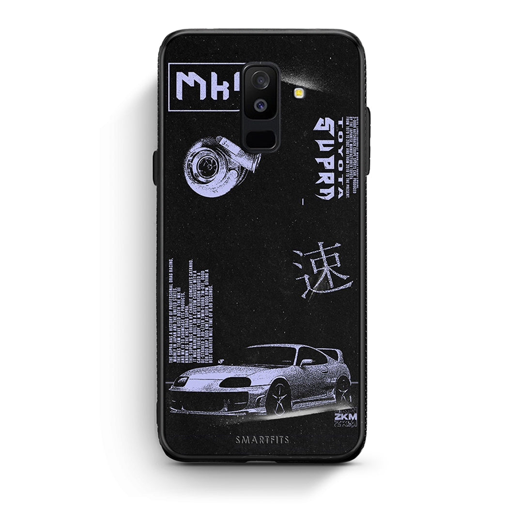 samsung A6 Plus Tokyo Drift Θήκη Αγίου Βαλεντίνου από τη Smartfits με σχέδιο στο πίσω μέρος και μαύρο περίβλημα | Smartphone case with colorful back and black bezels by Smartfits