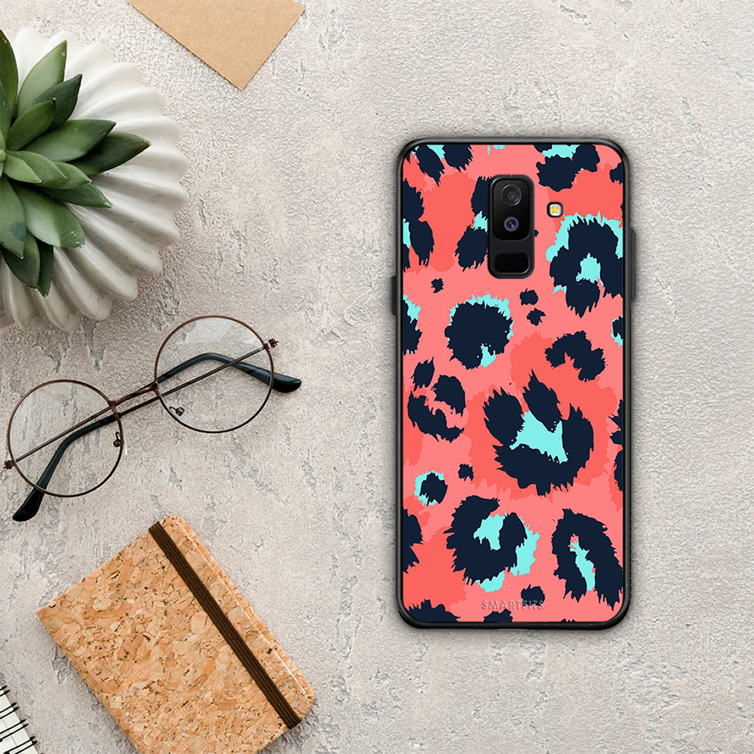 Animal Pink Leopard - Samsung Galaxy A6+ 2018 case