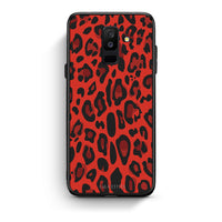 Thumbnail for 4 - samsung galaxy A6 Plus Red Leopard Animal case, cover, bumper