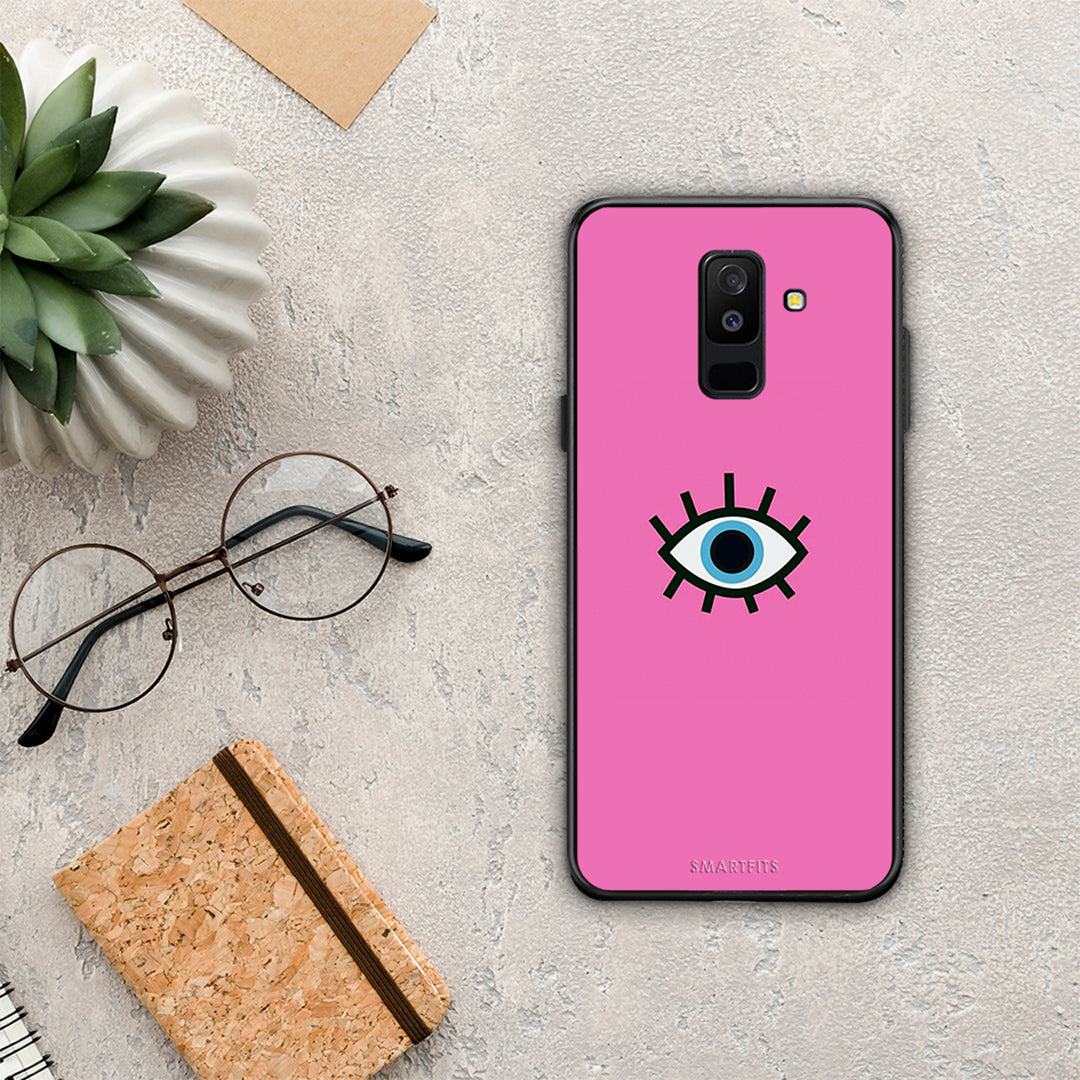 Blue Eye Pink - Samsung Galaxy A6+ 2018 case