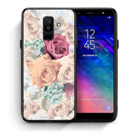 Thumbnail for Θήκη Samsung A6+ 2018 Bouquet Floral από τη Smartfits με σχέδιο στο πίσω μέρος και μαύρο περίβλημα | Samsung A6+ 2018 Bouquet Floral case with colorful back and black bezels