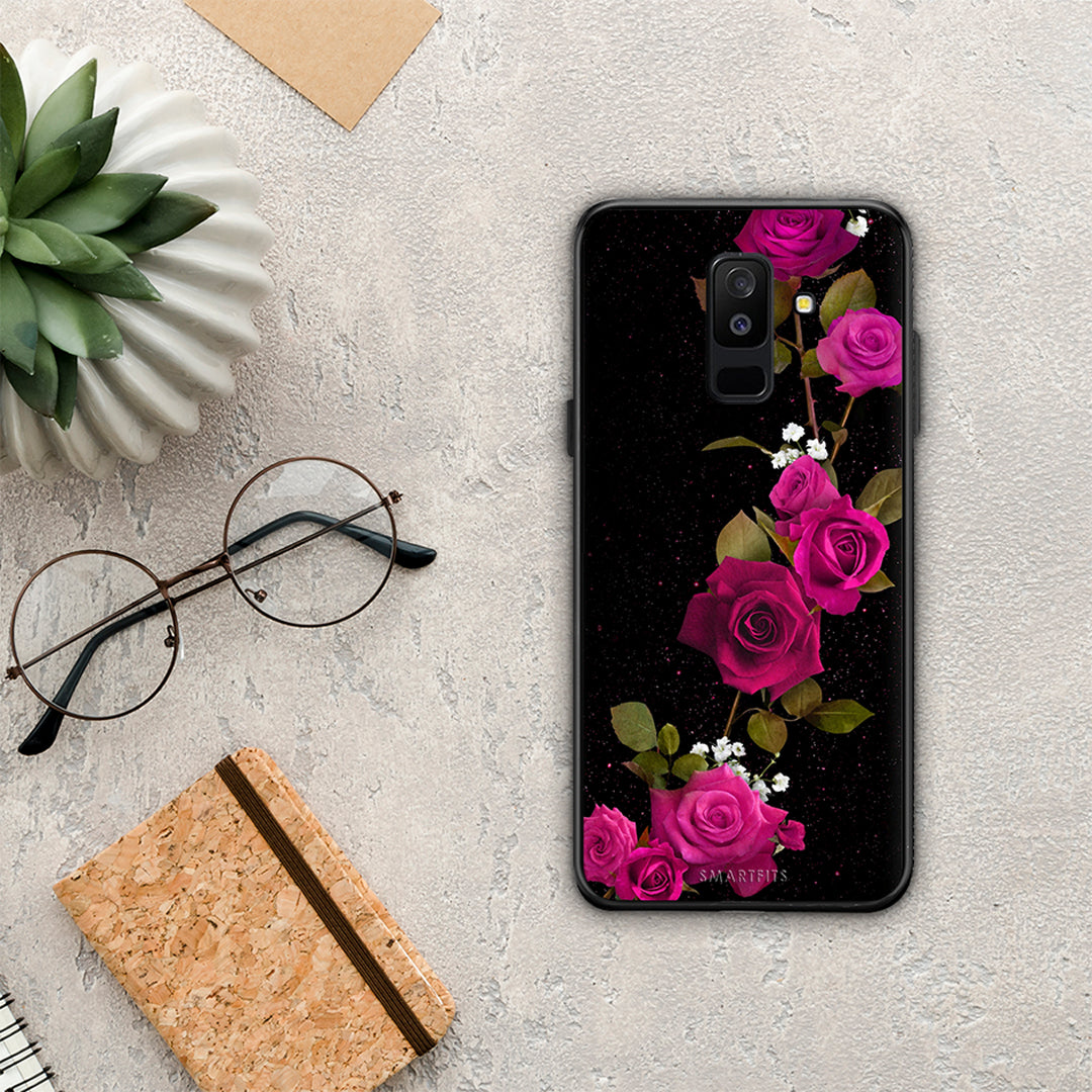 Flower Red Roses - Samsung Galaxy A6+ 2018 case