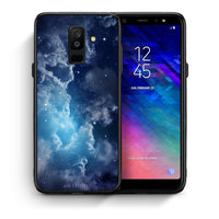 Thumbnail for Θήκη Samsung A6+ 2018 Blue Sky Galaxy από τη Smartfits με σχέδιο στο πίσω μέρος και μαύρο περίβλημα | Samsung A6+ 2018 Blue Sky Galaxy case with colorful back and black bezels