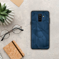 Thumbnail for Geometric Blue Abstract - Samsung Galaxy A6+ 2018 case