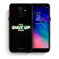 Thumbnail for Θήκη Samsung A6+ 2018 OMG ShutUp από τη Smartfits με σχέδιο στο πίσω μέρος και μαύρο περίβλημα | Samsung A6+ 2018 OMG ShutUp case with colorful back and black bezels