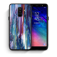 Thumbnail for Θήκη Samsung A6+ 2018 Winter Paint από τη Smartfits με σχέδιο στο πίσω μέρος και μαύρο περίβλημα | Samsung A6+ 2018 Winter Paint case with colorful back and black bezels