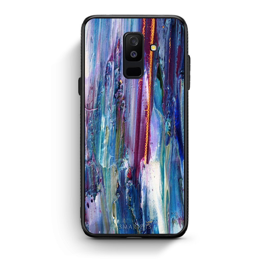 99 - samsung galaxy A6 Plus  Paint Winter case, cover, bumper