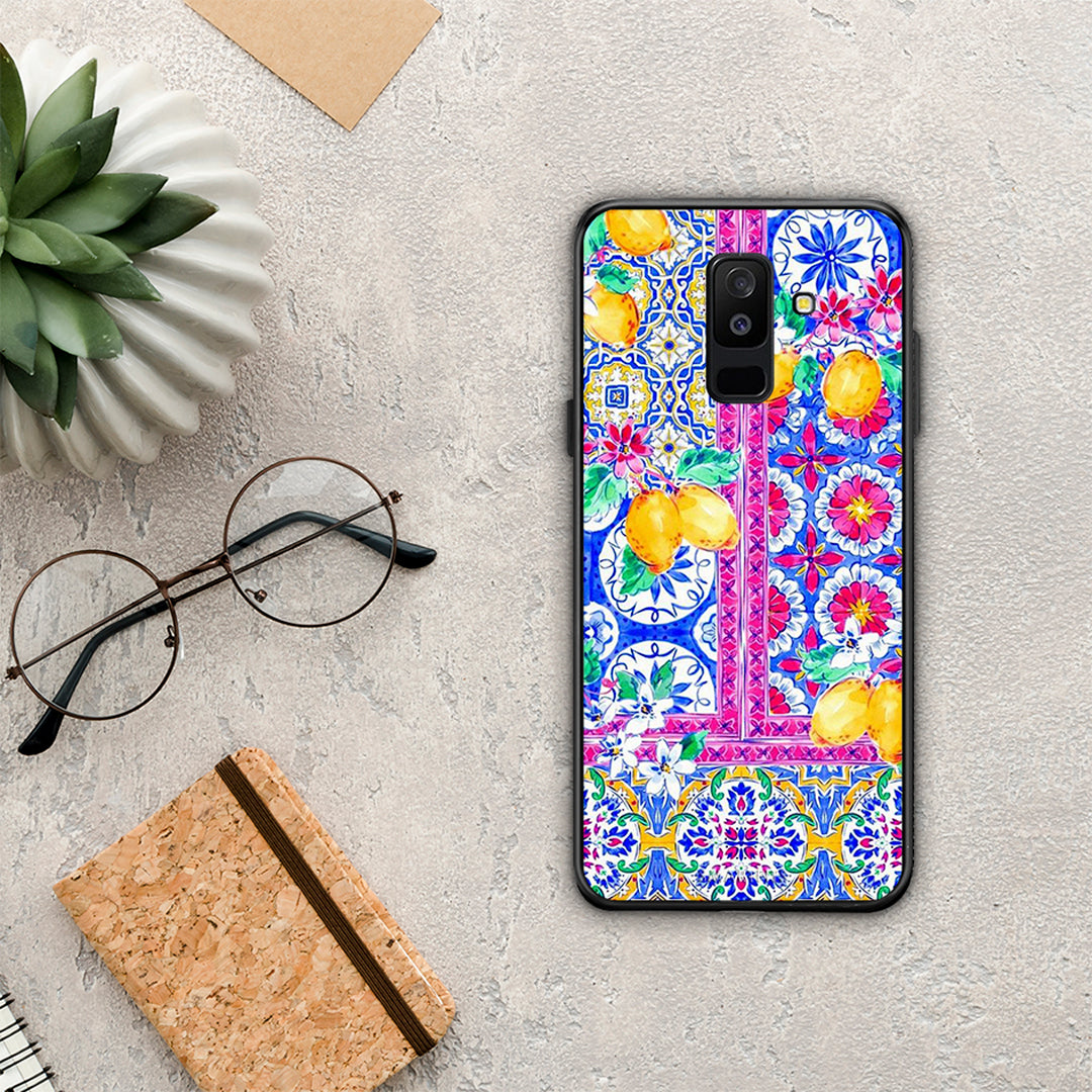 Retro Spring - Samsung Galaxy A6+ 2018 case
