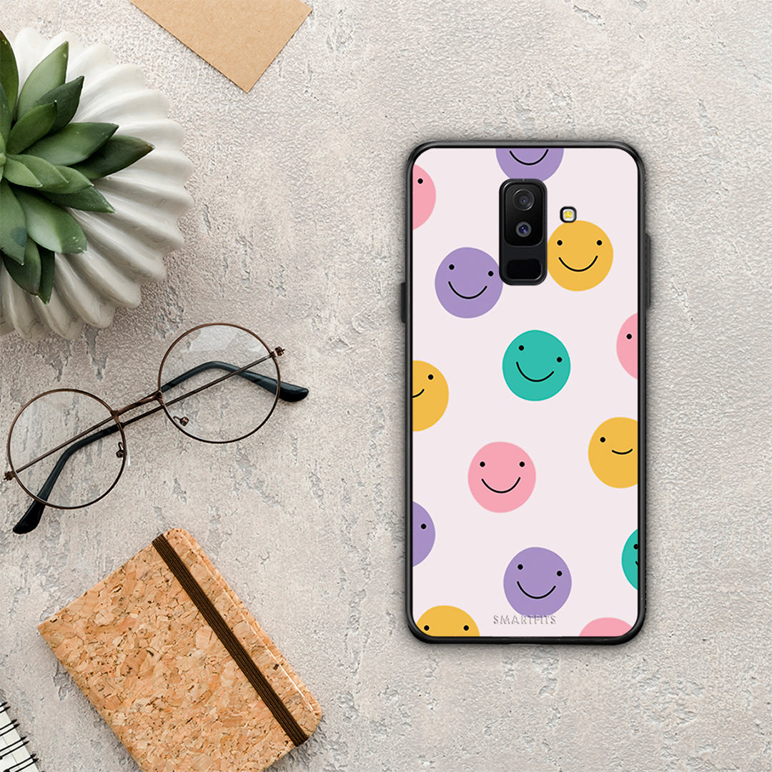 Smiley Faces - Samsung Galaxy A6+ 2018 case