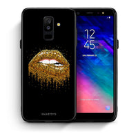 Thumbnail for Θήκη Samsung A6+ 2018 Golden Valentine από τη Smartfits με σχέδιο στο πίσω μέρος και μαύρο περίβλημα | Samsung A6+ 2018 Golden Valentine case with colorful back and black bezels