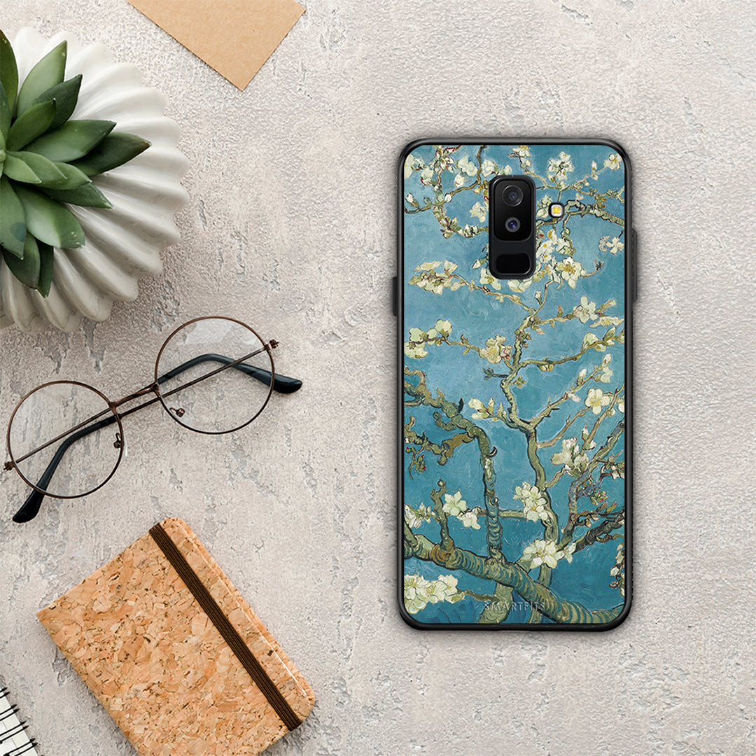 White Blossoms - Samsung Galaxy A6+ 2018 case