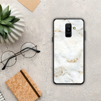 Thumbnail for White Gold Marble - Samsung Galaxy A6+ 2018 case