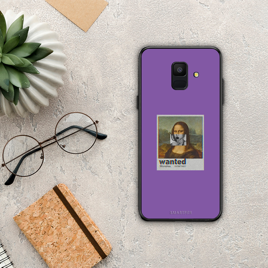 Popart Monalisa - Samsung Galaxy A6 2018 case