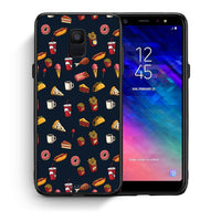 Thumbnail for Θήκη Samsung A6 2018 Hungry Random από τη Smartfits με σχέδιο στο πίσω μέρος και μαύρο περίβλημα | Samsung A6 2018 Hungry Random case with colorful back and black bezels