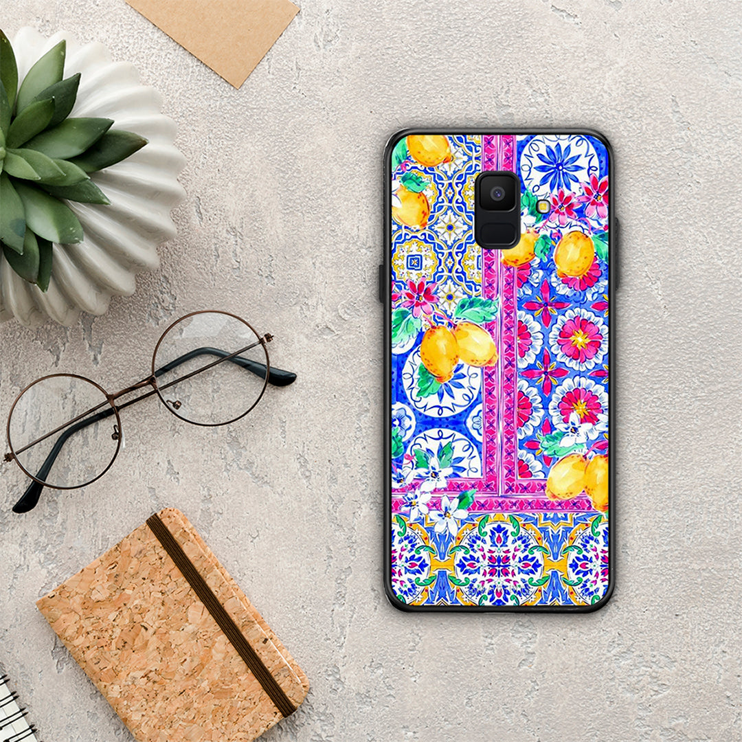 Retro Spring - Samsung Galaxy A6 2018 case