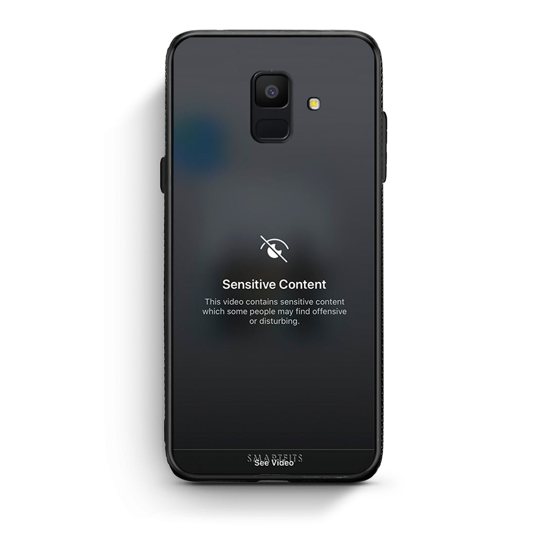 samsung A6 Sensitive Content θήκη από τη Smartfits με σχέδιο στο πίσω μέρος και μαύρο περίβλημα | Smartphone case with colorful back and black bezels by Smartfits