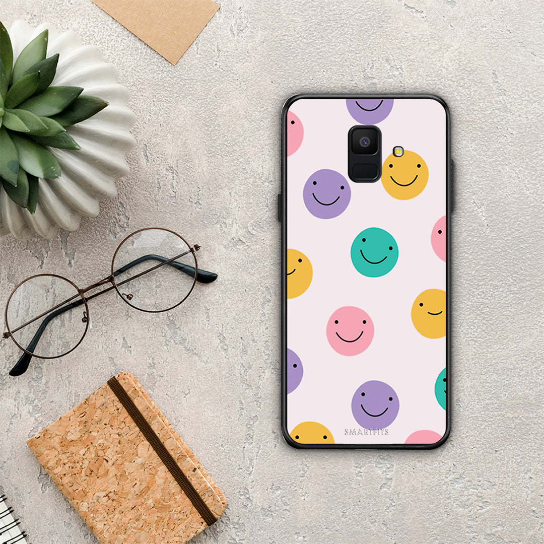 Smiley Faces - Samsung Galaxy A6 2018 case