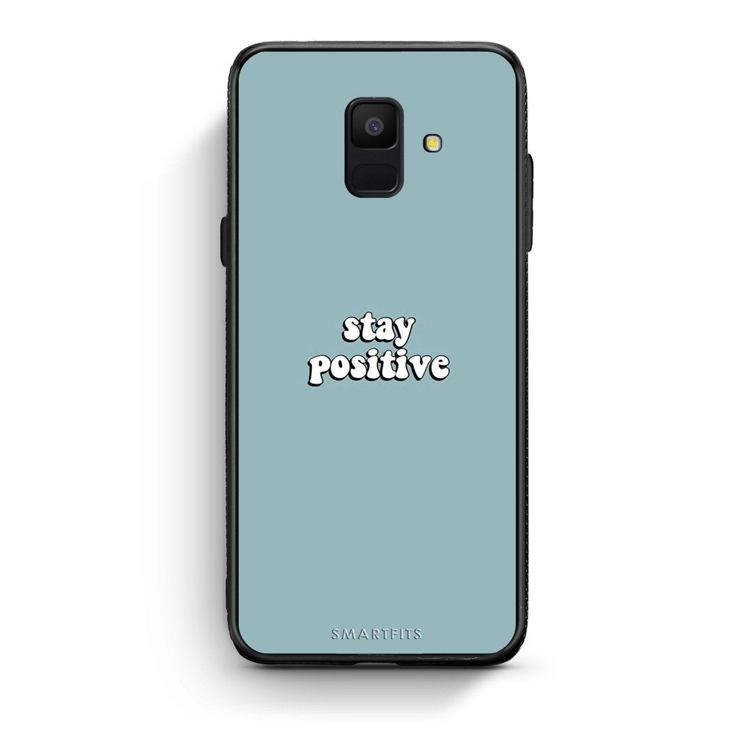 4 - samsung A6 Positive Text case, cover, bumper