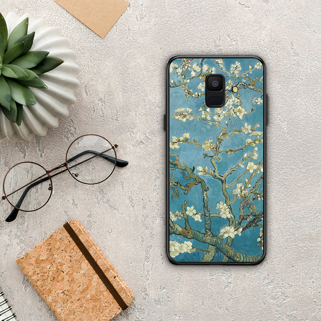 White Blossoms - Samsung Galaxy A6 2018 case