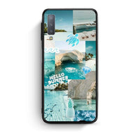 Thumbnail for samsung A7 Aesthetic Summer Θήκη από τη Smartfits με σχέδιο στο πίσω μέρος και μαύρο περίβλημα | Smartphone case with colorful back and black bezels by Smartfits