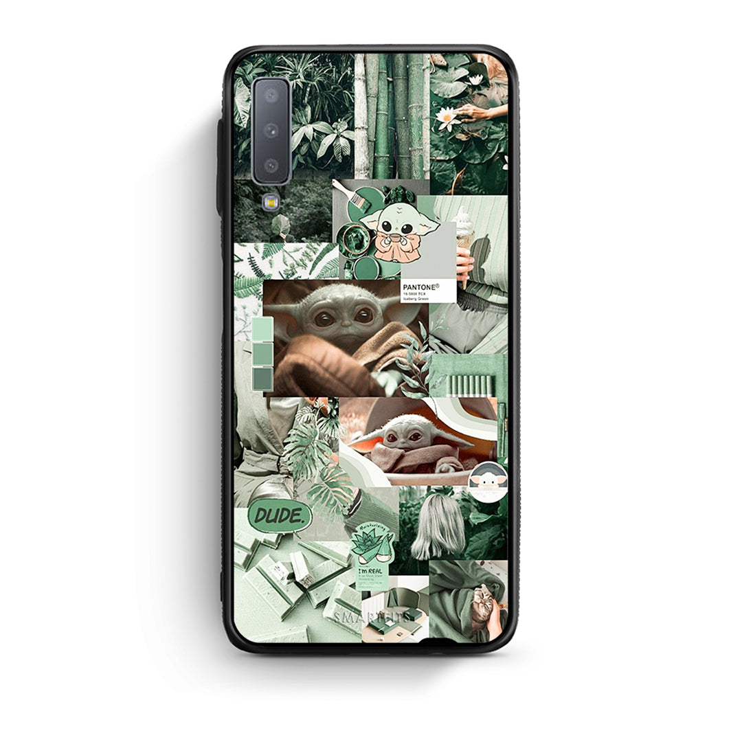 samsung A7 Collage Dude Θήκη Αγίου Βαλεντίνου από τη Smartfits με σχέδιο στο πίσω μέρος και μαύρο περίβλημα | Smartphone case with colorful back and black bezels by Smartfits