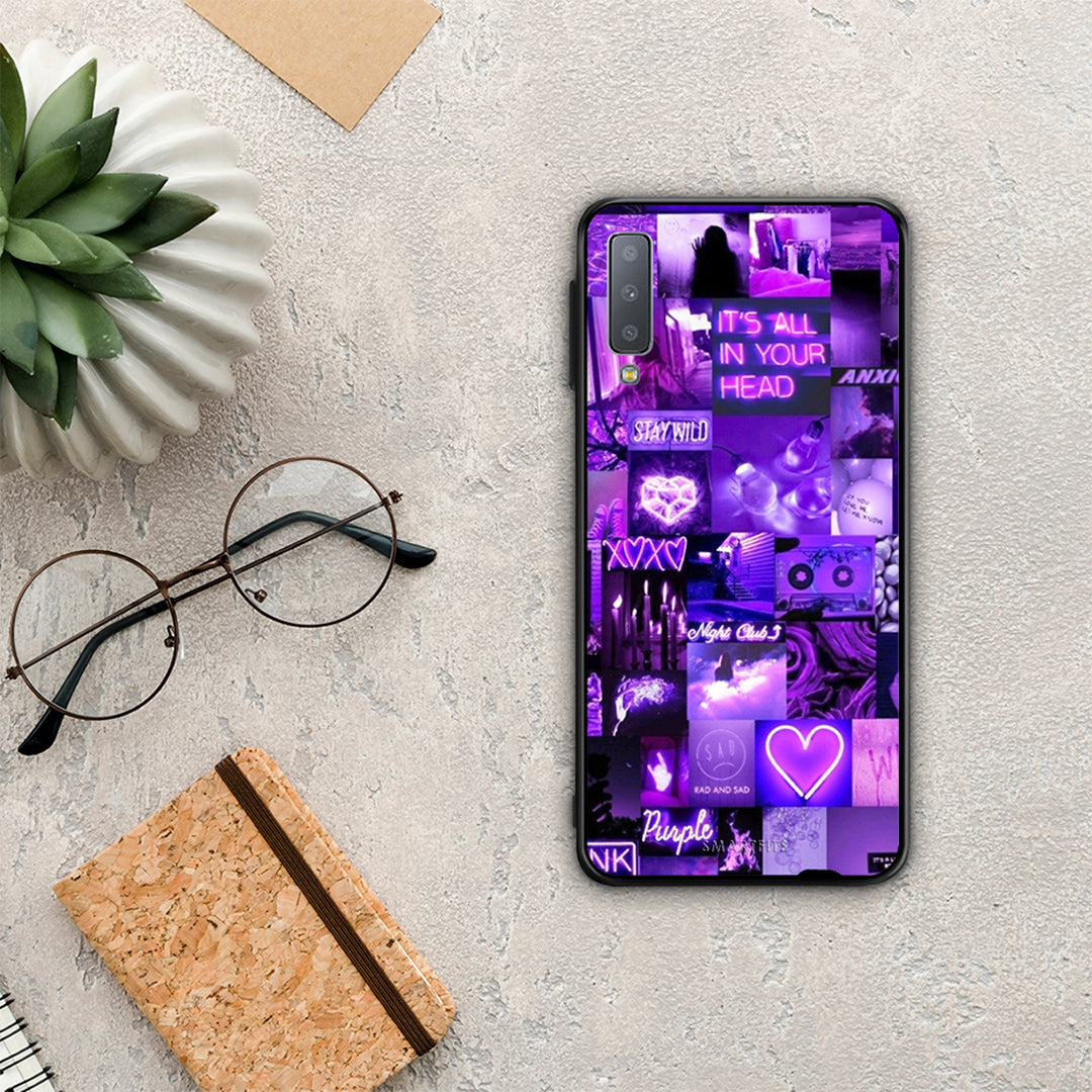 Collage Stay Wild - Samsung Galaxy A7 2018 case
