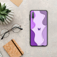 Thumbnail for Purple Mariposa - Samsung Galaxy A7 2018 case