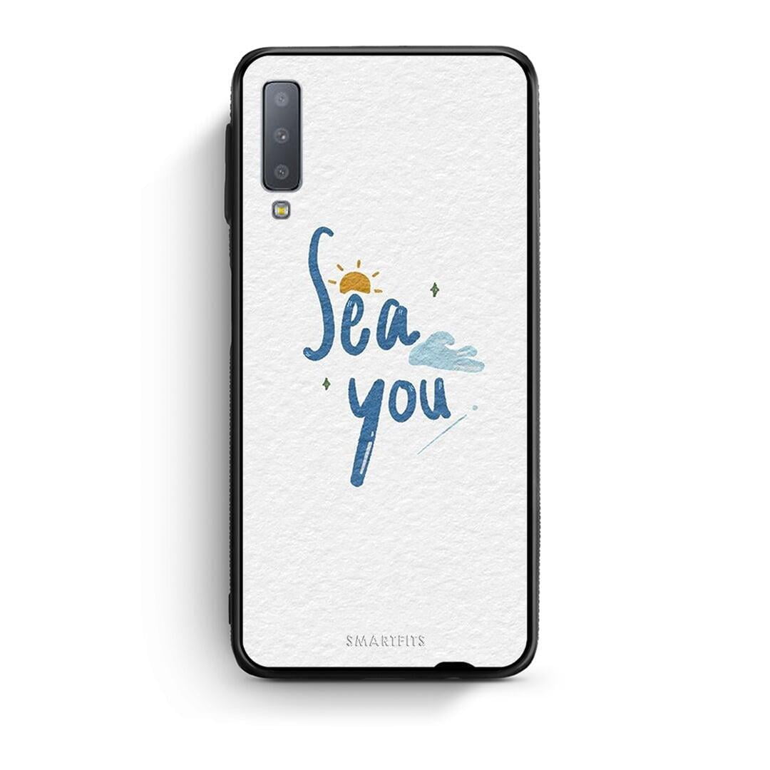 samsung A7 Sea You Θήκη από τη Smartfits με σχέδιο στο πίσω μέρος και μαύρο περίβλημα | Smartphone case with colorful back and black bezels by Smartfits