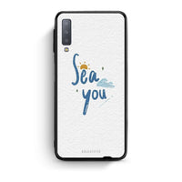 Thumbnail for samsung A7 Sea You Θήκη από τη Smartfits με σχέδιο στο πίσω μέρος και μαύρο περίβλημα | Smartphone case with colorful back and black bezels by Smartfits