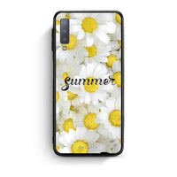 Thumbnail for samsung A7 Summer Daisies Θήκη από τη Smartfits με σχέδιο στο πίσω μέρος και μαύρο περίβλημα | Smartphone case with colorful back and black bezels by Smartfits