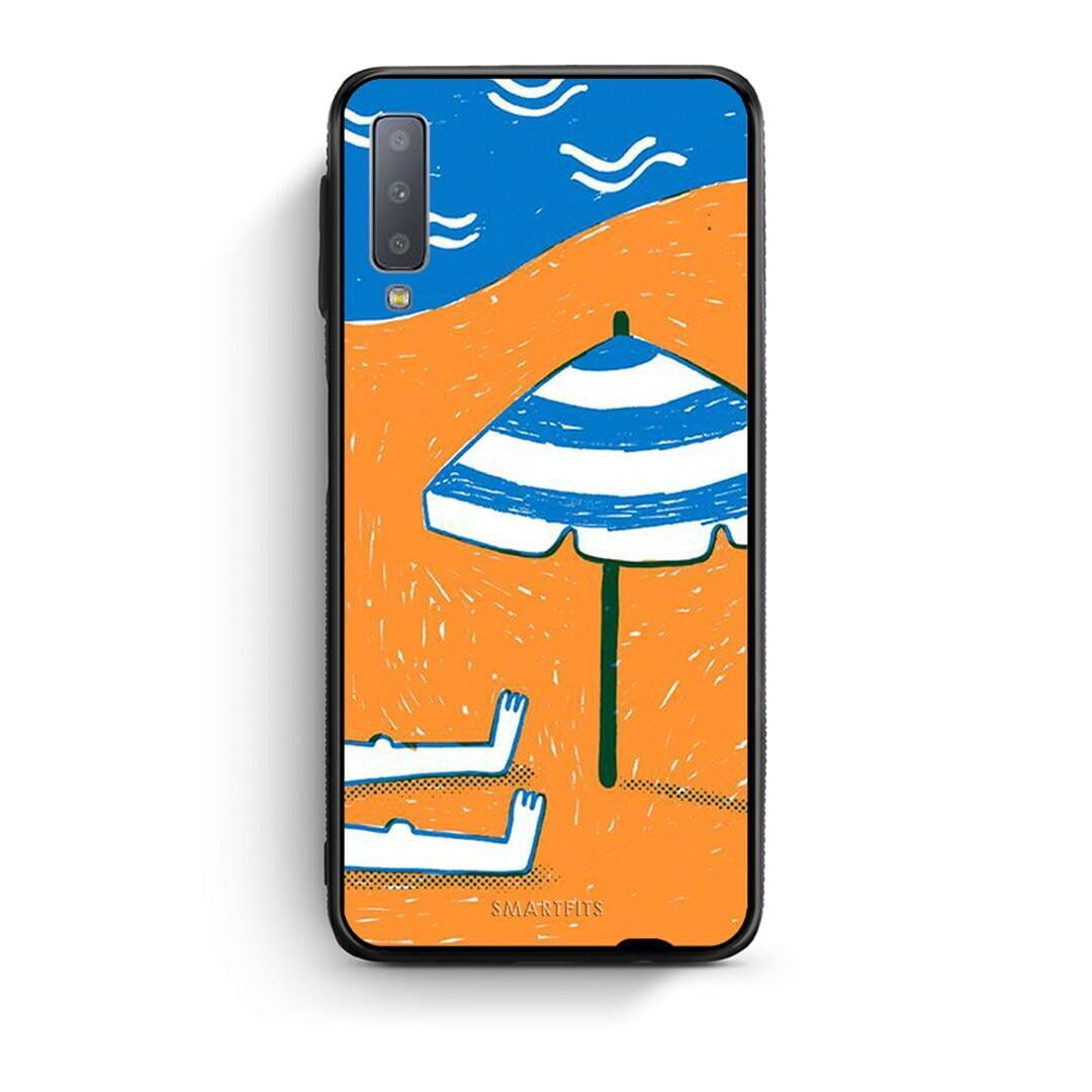 samsung A7 Summering Θήκη από τη Smartfits με σχέδιο στο πίσω μέρος και μαύρο περίβλημα | Smartphone case with colorful back and black bezels by Smartfits