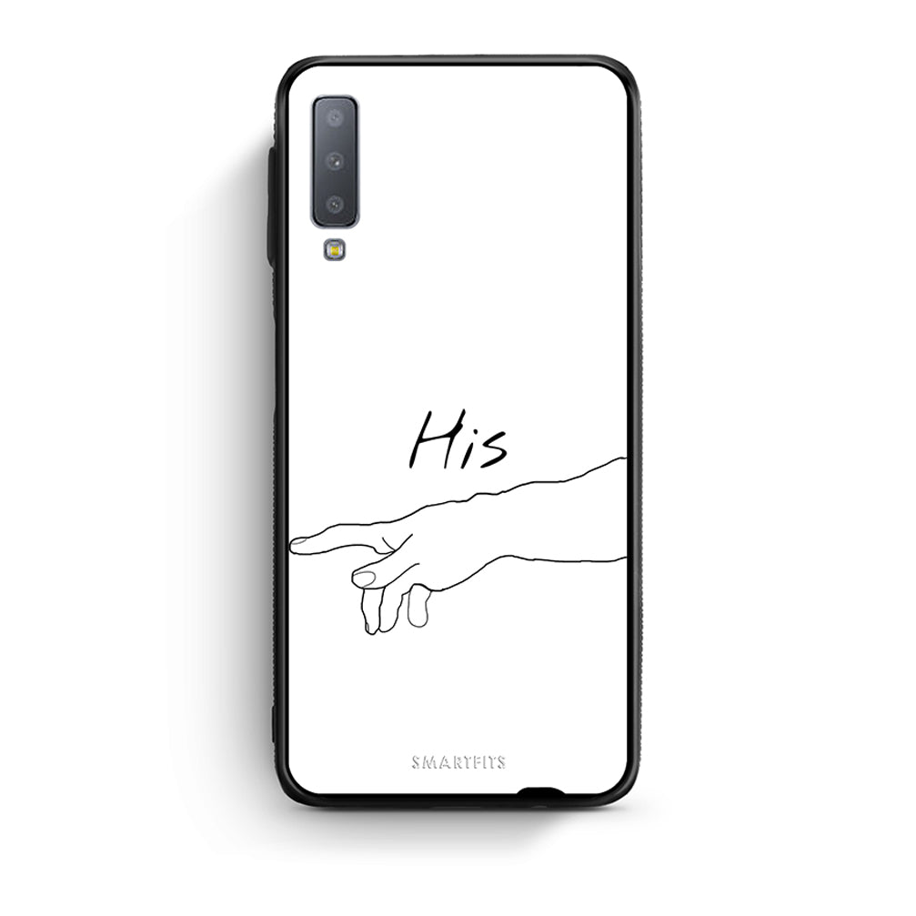 samsung A7 Aeshetic Love 2 Θήκη Αγίου Βαλεντίνου από τη Smartfits με σχέδιο στο πίσω μέρος και μαύρο περίβλημα | Smartphone case with colorful back and black bezels by Smartfits