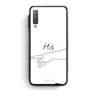 Thumbnail for samsung A7 Aeshetic Love 2 Θήκη Αγίου Βαλεντίνου από τη Smartfits με σχέδιο στο πίσω μέρος και μαύρο περίβλημα | Smartphone case with colorful back and black bezels by Smartfits