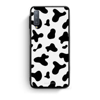 Thumbnail for samsung A7 Cow Print θήκη από τη Smartfits με σχέδιο στο πίσω μέρος και μαύρο περίβλημα | Smartphone case with colorful back and black bezels by Smartfits