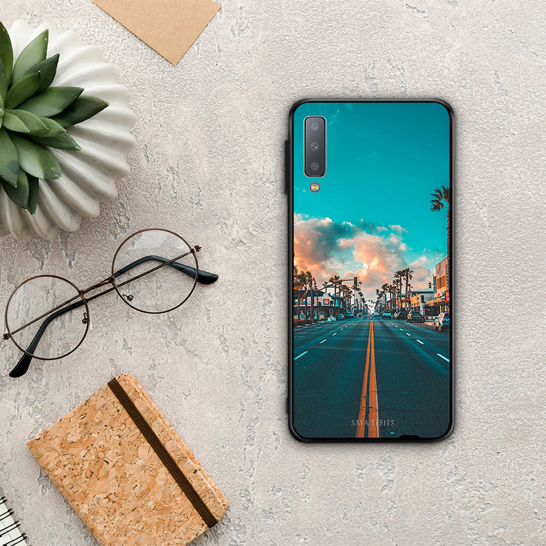 Landscape City - Samsung Galaxy A7 2018 θήκη