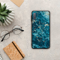 Thumbnail for Marble Blue - Samsung Galaxy A7 2018 case