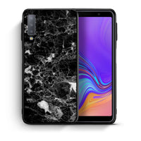 Thumbnail for Θήκη Samsung A7 2018 Male Marble από τη Smartfits με σχέδιο στο πίσω μέρος και μαύρο περίβλημα | Samsung A7 2018 Male Marble case with colorful back and black bezels