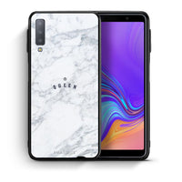 Thumbnail for Θήκη Samsung A7 2018 Queen Marble από τη Smartfits με σχέδιο στο πίσω μέρος και μαύρο περίβλημα | Samsung A7 2018 Queen Marble case with colorful back and black bezels