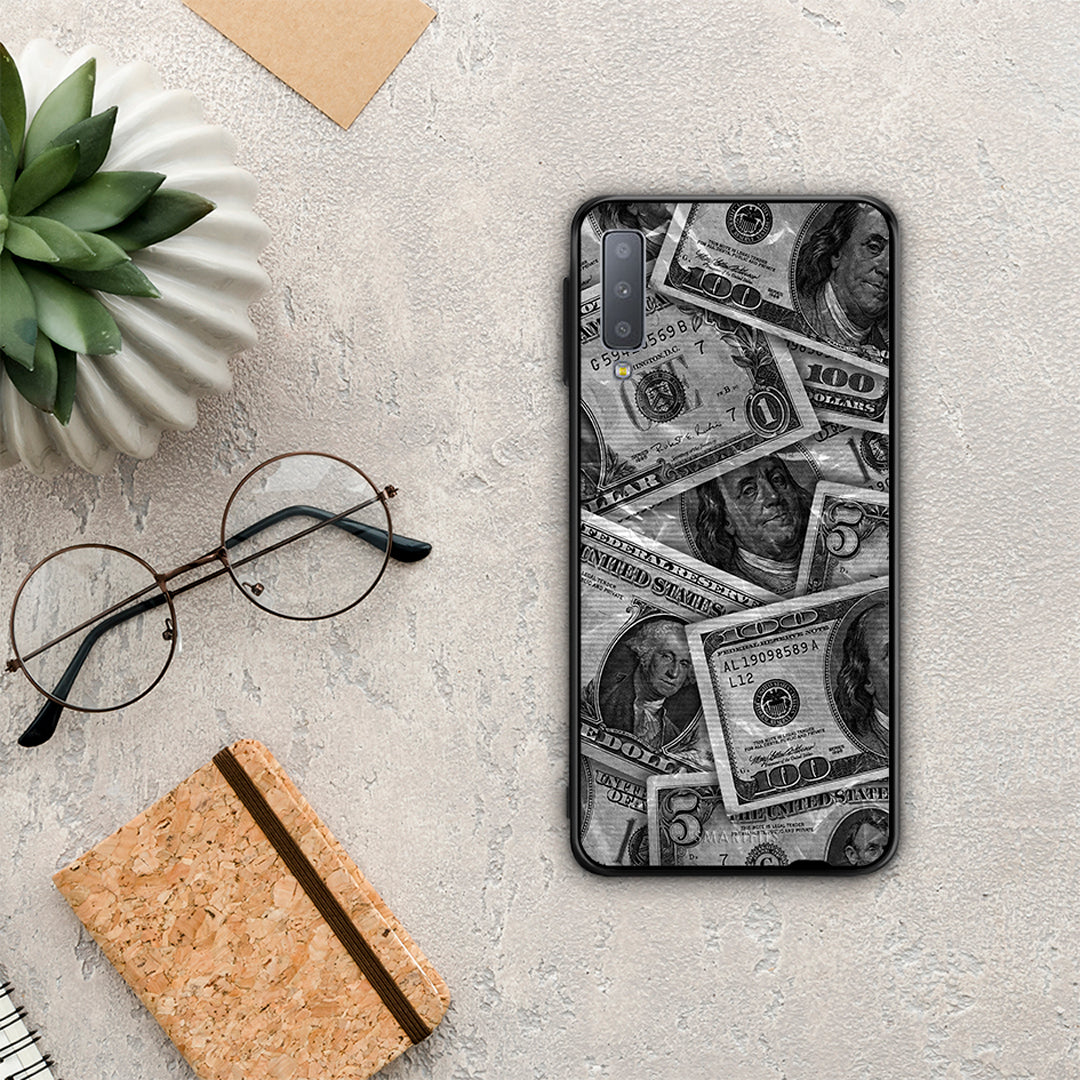 Money Dollars - Samsung Galaxy A7 2018 case