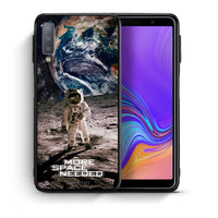Thumbnail for Θήκη Samsung A7 2018 More Space από τη Smartfits με σχέδιο στο πίσω μέρος και μαύρο περίβλημα | Samsung A7 2018 More Space case with colorful back and black bezels