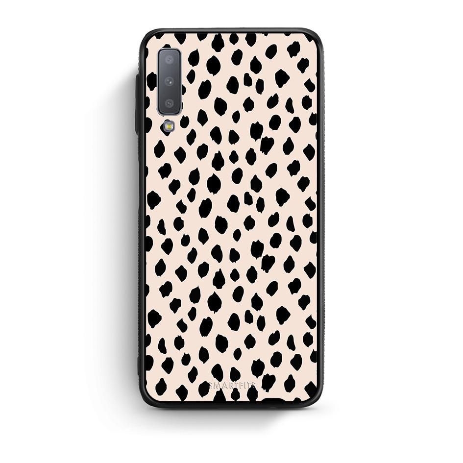 samsung A7 New Polka Dots θήκη από τη Smartfits με σχέδιο στο πίσω μέρος και μαύρο περίβλημα | Smartphone case with colorful back and black bezels by Smartfits