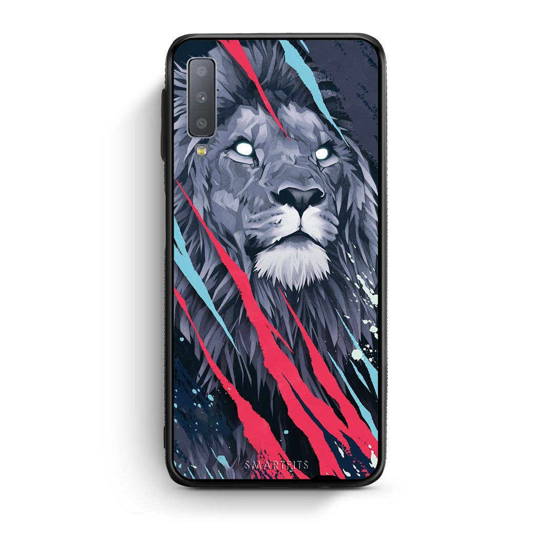 4 - samsung A7 Lion Designer PopArt case, cover, bumper