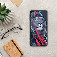 Thumbnail for PopArt Lion Designer - Samsung Galaxy A7 2018 Case