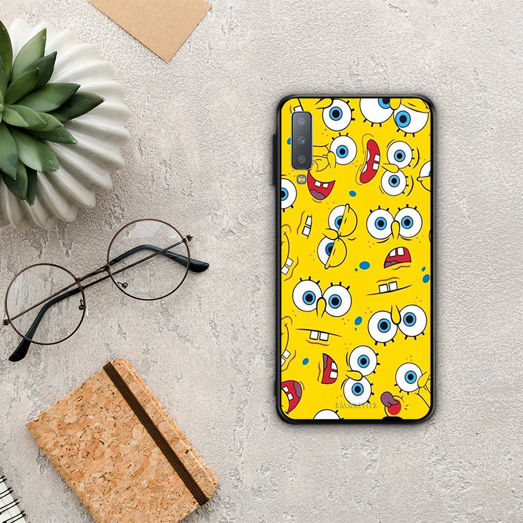 PopArt Sponge - Samsung Galaxy A7 2018 case