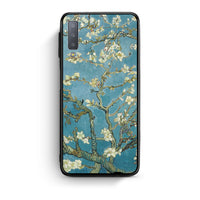 Thumbnail for samsung A7 White Blossoms θήκη από τη Smartfits με σχέδιο στο πίσω μέρος και μαύρο περίβλημα | Smartphone case with colorful back and black bezels by Smartfits
