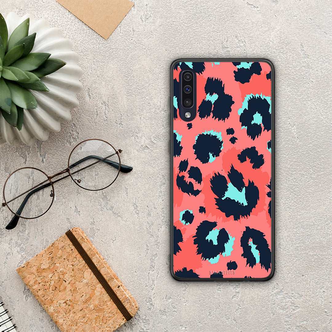 Animal Pink Leopard - Samsung Galaxy A70 θήκη