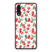 Thumbnail for Samsung A70 Cherry Summer θήκη από τη Smartfits με σχέδιο στο πίσω μέρος και μαύρο περίβλημα | Smartphone case with colorful back and black bezels by Smartfits