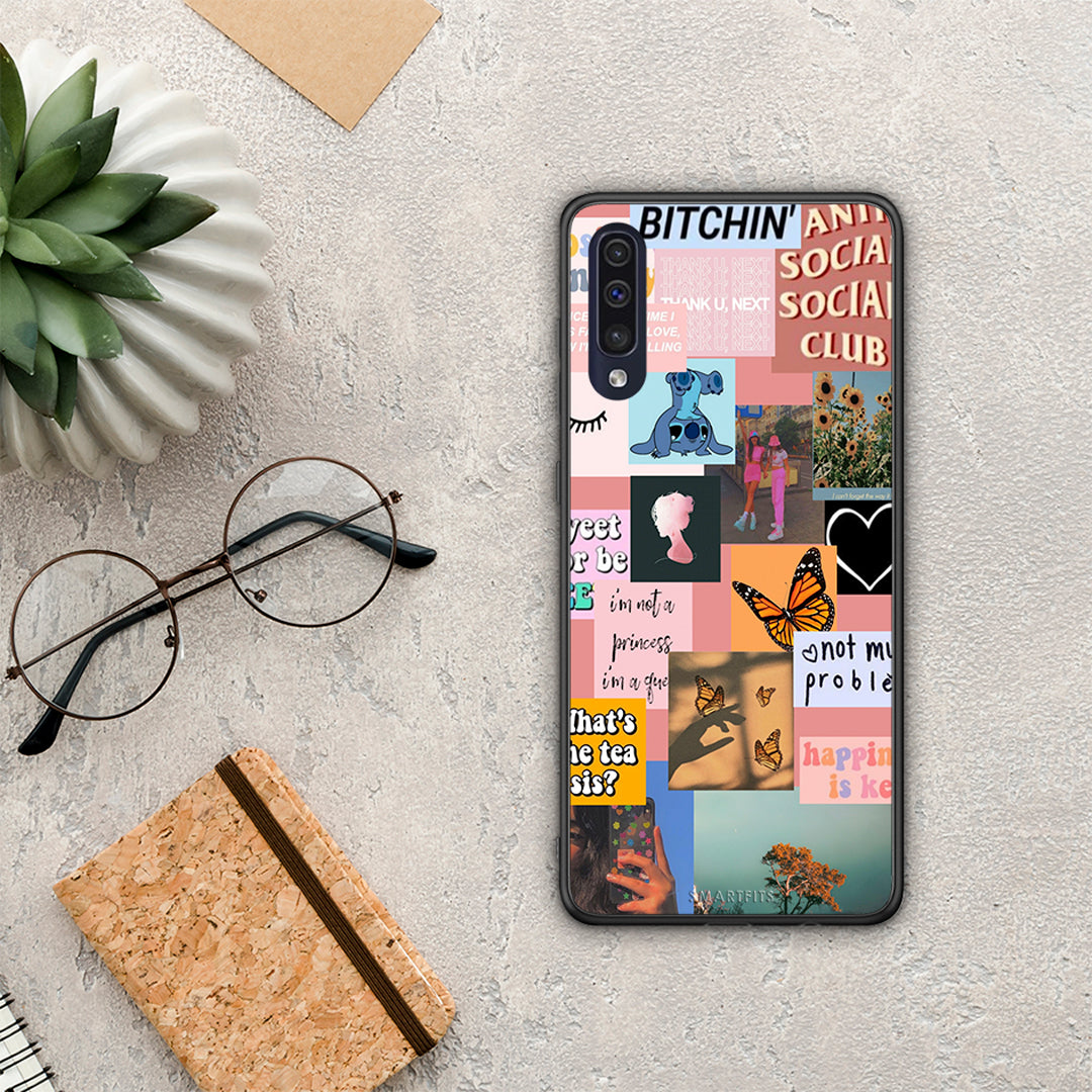 Collage Bitchin - Samsung Galaxy A70 case
