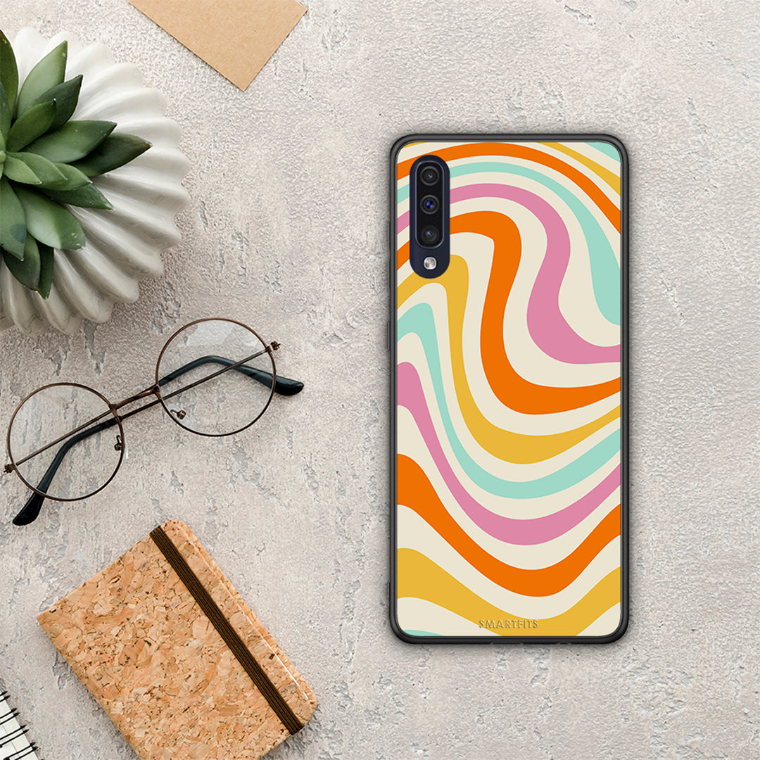 Colorful Waves - Samsung Galaxy A70 case
